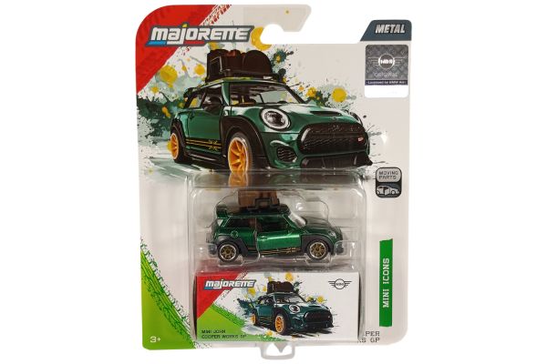 Majorette Mini John Cooper Works GP dunkelgrün metallic - Mini Icons