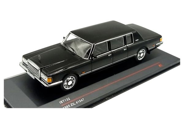 IST Models IST132 ZIL 41047 Pullmann Limousine schwarz 1985 Maßstab 1:43 Modellauto (NOS)