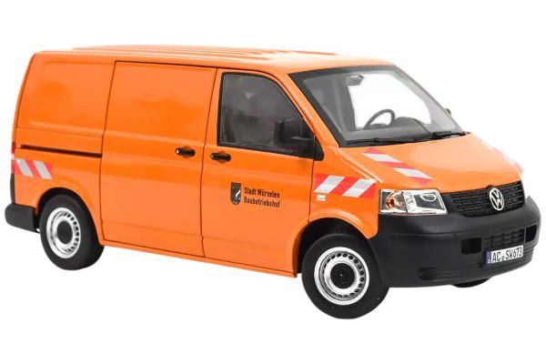 Norev VW T5 Transporter Kommunalfahrzeug 2003 orange 1:18