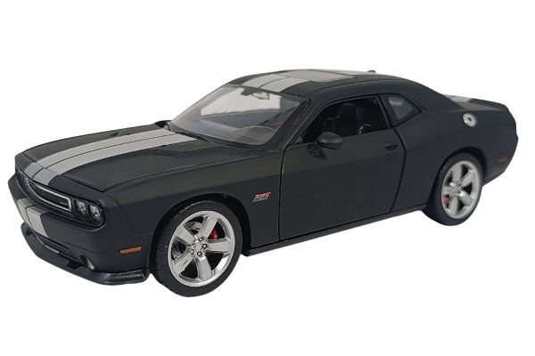 Welly Dodge Challenger SRT 2012 matt schwarz