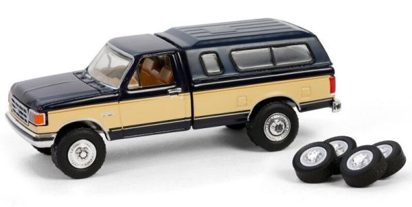 Greenlight 97160-E Ford F-150 XLT Lariat schwarz/beige 1991 - Hobby Shop 16 Maßstab 1:64