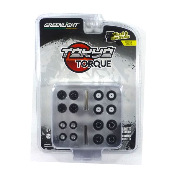 Greenlight 16030-C Reifenset Tokyo Torque - Wheel & Tires Pack 1:64