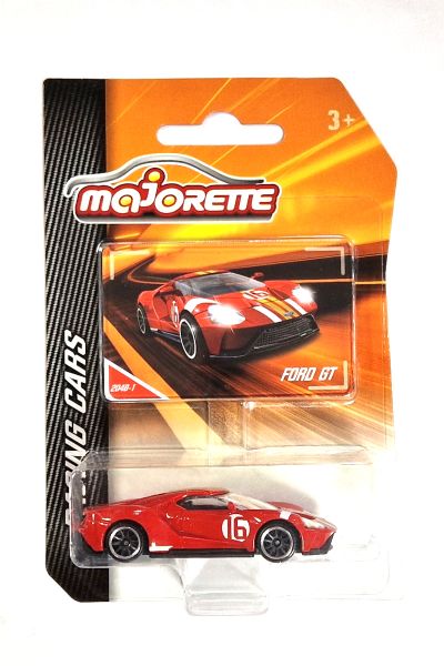 Majorette 212084009 Ford GT #16 rot - Racing Cars (204B-1) Maßstab 1:63 Modellauto