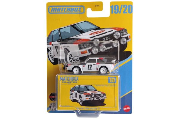 Matchbox GBJ48-JJV93 Audi Sport Quattro S1 1984 weiss/rot/grau - Collectors Serie