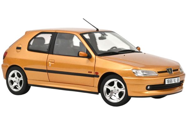 Norev Peugeot 306 S16 1997 gelb 1:18