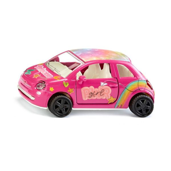 Siku 6503 Fiat 500 "Style my Siku" Prinzessin pink Bausatz Maßstab 1:50