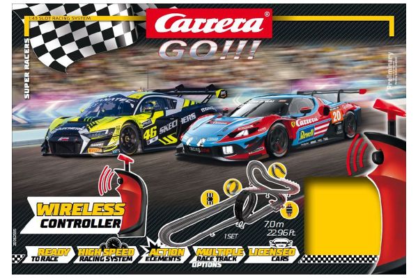 Carrera GO!!! Autorennbahn "Super Racers" (Wireless)