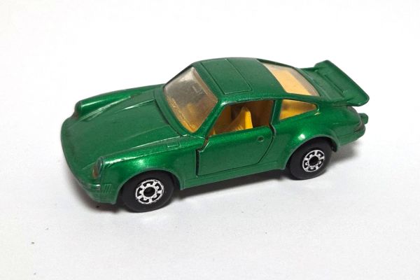 gebraucht! Matchbox No.3 Porsche 911 Turbo grün metallic 1978 Made in England - leicht bespielt