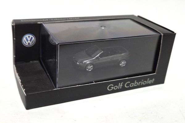 NOS! Herpa VW Golf VI cabrio grau metallic Werksmodell 1:87