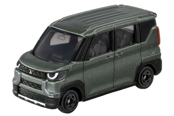 Tomica TO024 Mitsubishi Delica Mini 2024 grüngrau metallic Maßstab 1:57 Modellauto