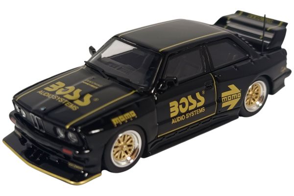 Street Weapon BMW LTO E30 Boss schwarz/gold 1:64