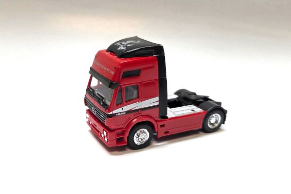 NOS! Herpa Mercedes-Benz 1853 Trucker Weihnacht 1994 SZM rot 1:87