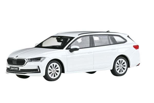 Abrex Skoda Superb IV 2023 weiss 1:43