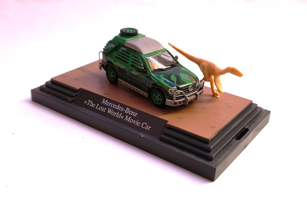 gebraucht! Busch 48504 Mercedes Benz ML "Jurasic Park - The Lost World" grün Maßstab 1:87 Modellauto