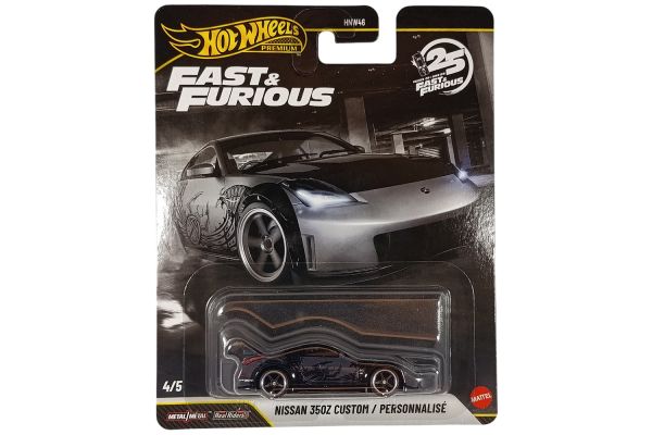 Hot Wheels HNW46-JHW79 Nissan 350Z Custom grau - Fast & Furious 4/5