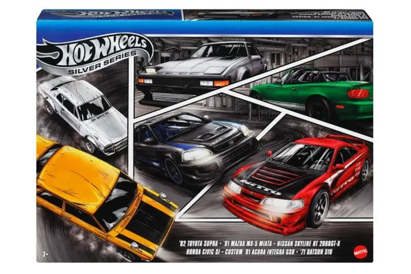 Hot Wheels JBY77 Geschenkset "Japan Fahrzeuge" Multipack Maßstab ca. 1:64
