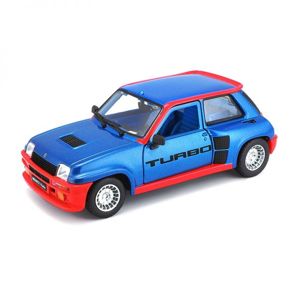 Bburago 21088 Renault 5 Turbo blau/rot Maßstab 1:24 Modellauto