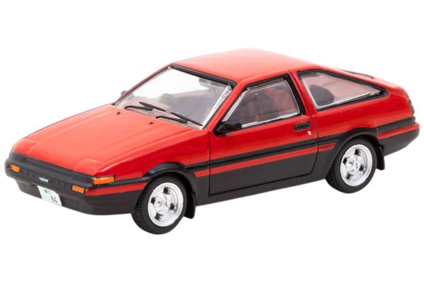 J-Collection Toyota Sprinter Trueno (AE86) rot/schwarz