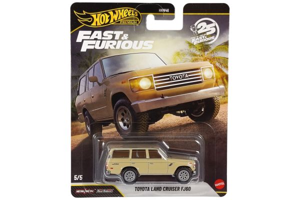 Hot Wheels HNW46-JHW76 Toyota Land Cruiser FJ60 creme - Fast & Furious 5/5 1:64