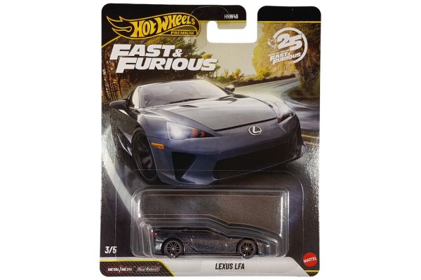 Hot Wheels HNW46-JHW66 Lexus LFA grau metallic - Fast & Furious 3/5