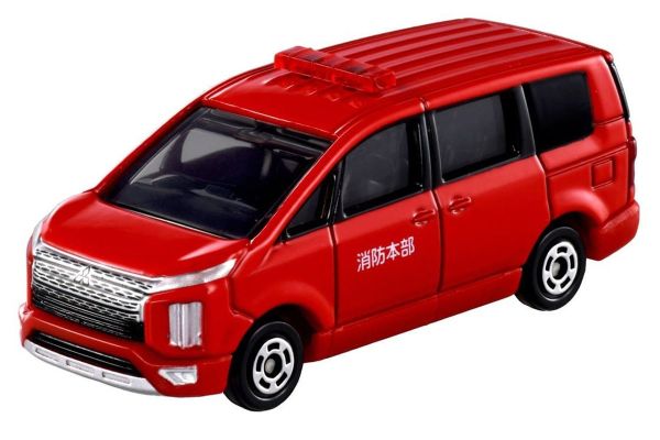 Tomica TO050 Mitsubishi Delica D:5 Feuerwehr rot 1:65