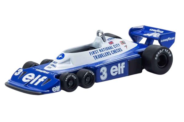 Kyosho Tyrrell P34/2 #3 blau/weiss 1977, 1:64