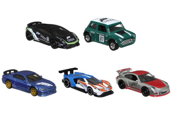 NOS! Hot Wheels HFF49 Geschenkset "Forza Motorsport" 5er Set 1:64