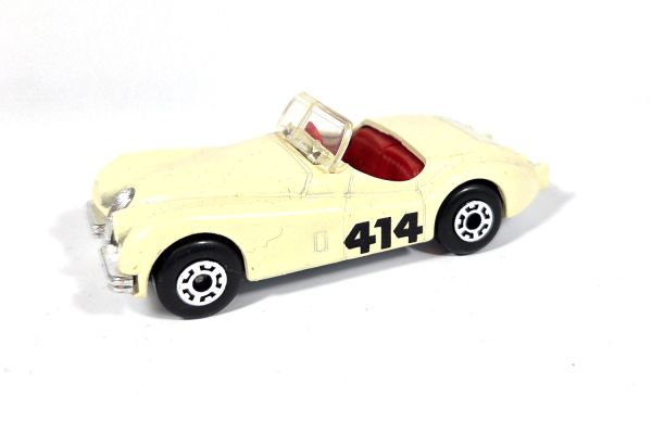 gebraucht! Matchbox Jaguar XK120 creme 1984 Maßstab 1:57 - ganz leicht bespielt