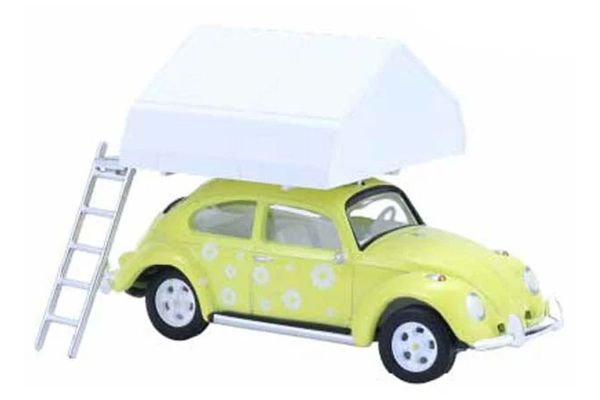 Greenlight 38080-A VW Käfer (Beetle) gelb/weiss - The Great Outdoors 4 1:64