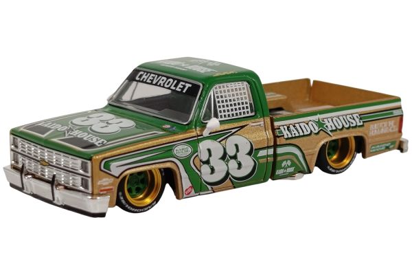 Kaidohouse 267 Chevrolet Silverado Kaido Intimidator V2 1980 grün/gold 1:64
