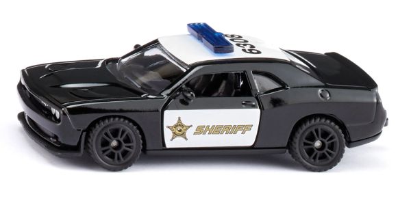 Siku 1584 Dodge Challerger SRT "County Sheriff" schwarz/weiss (Blister)
