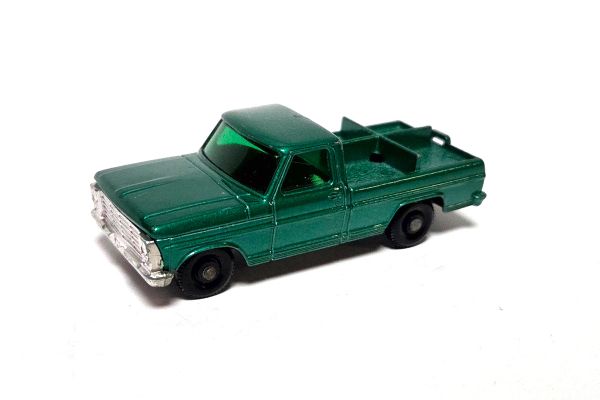 gebraucht! Matchbox No.50 Ford Kennel Truck grün England 1968 - ganz leicht bespielt