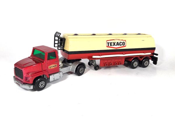 gebraucht! Matchbox K-16/K-115 Ford LTS Tankwagen Articulated Petrol Tanker Texaco Super Kings - etw