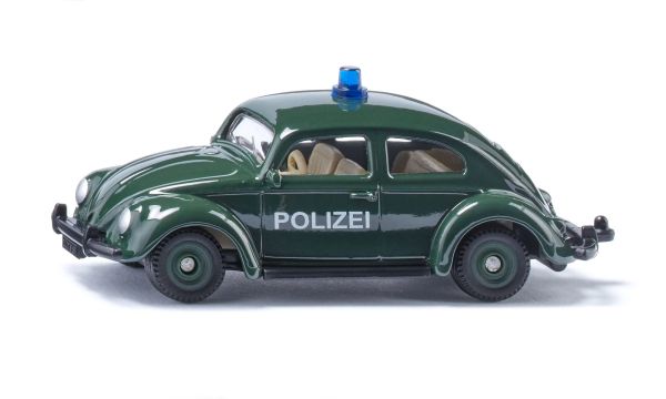 Siku 1560 VW Käfer Polizei dunkelgrün (Blister)
