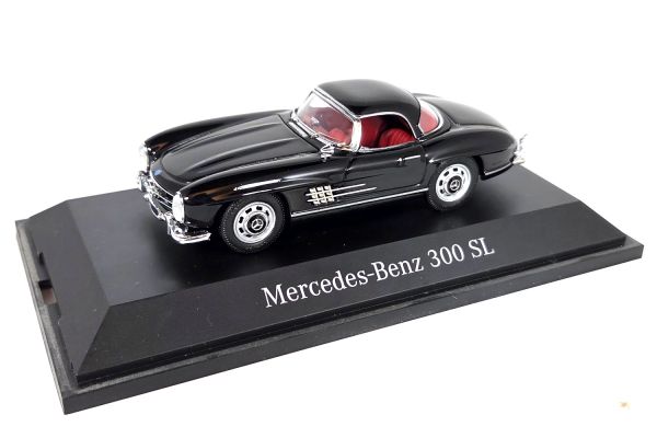NOS! Schuco Mercedes-Benz 300 SL Hardtop (W198) schwarz 1:43