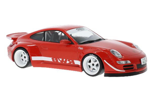***IXO Models CMC168 Porsche RWB 997 rot Maßstab 1:18 Modellauto