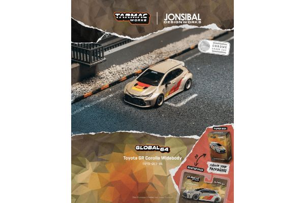 ***PREORDER Tarmac Toyota Corolla GR Widebody beige