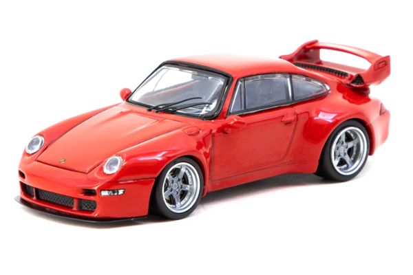 Tarmac T64R-TL054-RE Porsche 993 Remastered By Gunther Werks rot Maßstab 1:64