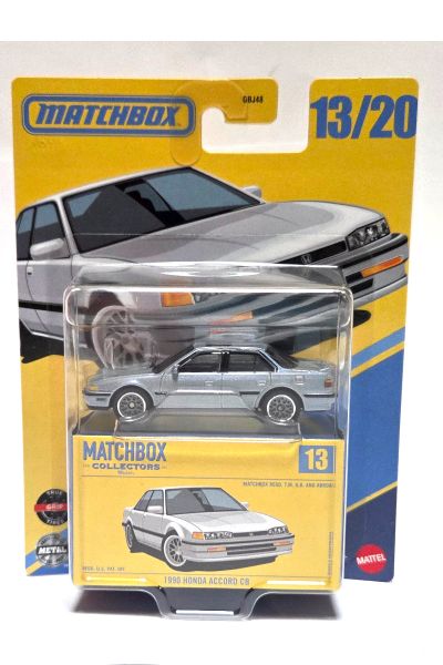Matchbox GBJ48-JCL27 Honda Accord CB 1990 silber - Collectors Serie ca. 1:64