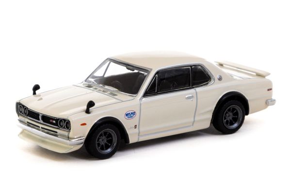 Tarmac T64G-043-WH Nissan Skyline 2000 GT-R weiss - Special Edition Maßstab 1:64 Modellauto