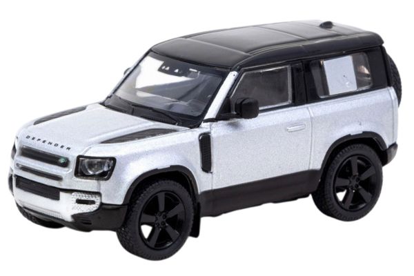 Tarmac Land Rover Defender 90 silber metallic 1:64