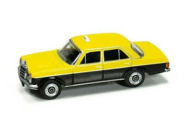 Schuco 452019700 Mercedes Benz 200D /8 "Hong Kong Taxi" gelb/schwarz Maßstab 1:64 Modellauto