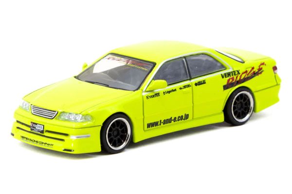 Tarmac T64G-024-LG VERTEX Toyota Mark II JZX100 hellgrün Maßstab 1:64