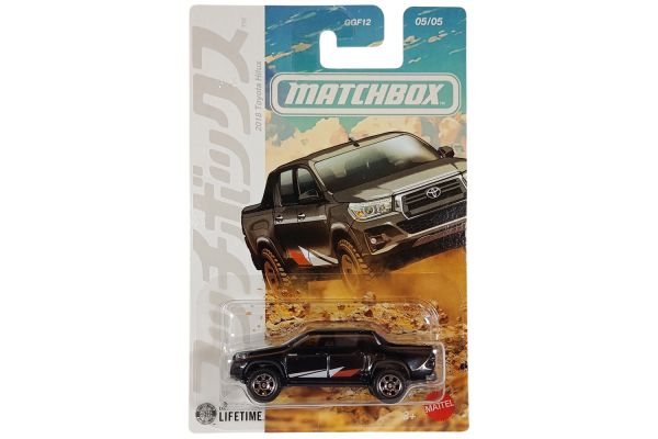 Matchbox GGF12-JJR69 Toyota Hilux 2018 schwarz - JDM Series 5/5