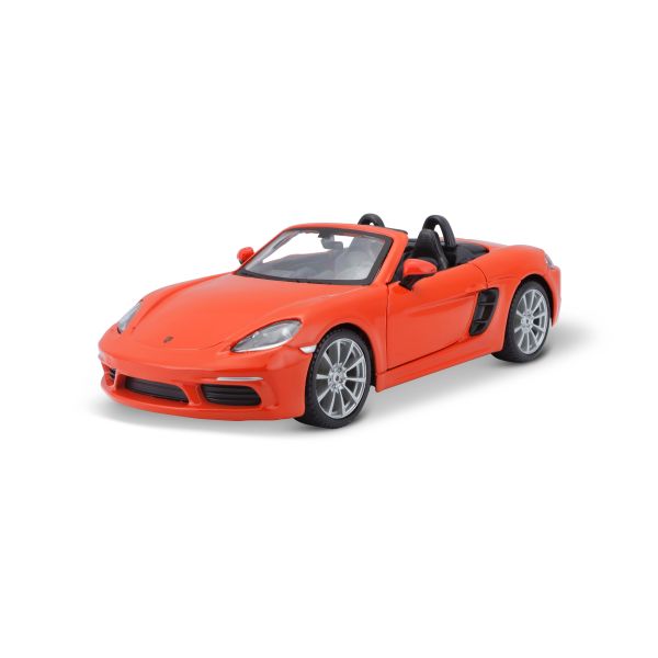 Bburago Porsche 718 (982) Boxster Cabriolet orange 1:24
