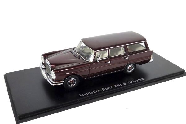 NOS! Spark Mercedes-Benz 230 S Universal (W111) braun 1:43
