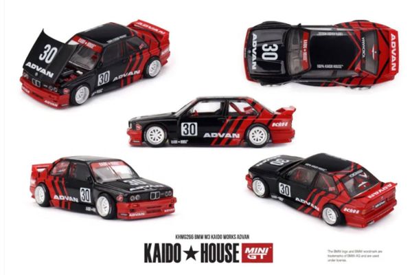 ***PREORDER Kaidohouse BMW M3 Kaido Works Advan schwarz/rot