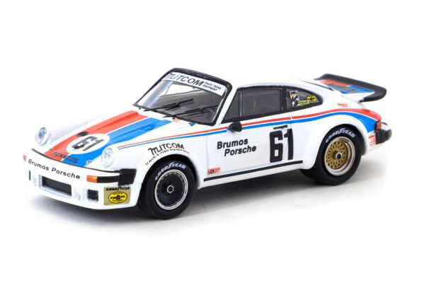Tarmac T64MC-003-DAY Porsche 934 #61 24h Daytona 1977 weiss/blau/rot Maßstab 1:64 Modellauto