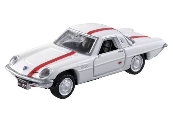 Tomica Premium Unlimited 04 Rebuild of Evangelion Mazda Cosmo Sport weiss ca. 1:64