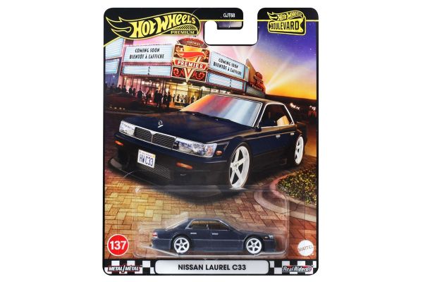 Hot Wheels GJT68-JBL10 Nissan Laurel C33 schwarz - Boulevard #137 1:64